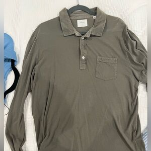 Billy Reid Pensacola polo long sleeve xl